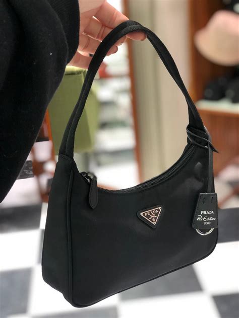 prada mini bag black|Prada re nylon mini bag.